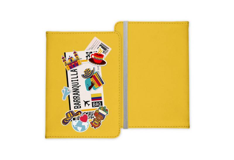 22Feels Dokumententasche Barranquilla Souvenir Reisepasshülle Reisen Urlaub Etui Pass Organizer, IN DEUTSCHLAND BEDRUCKT von 22Feels
