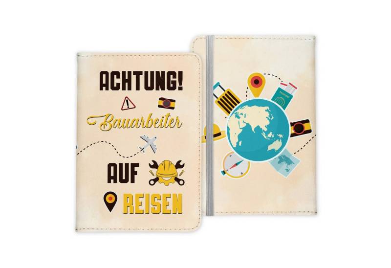 22Feels Dokumententasche Bauarbeiter Geschenk Reisepasshülle Männer Reisen Pass Etui Wichteln, IN DEUTSCHLAND BEDRUCKT von 22Feels