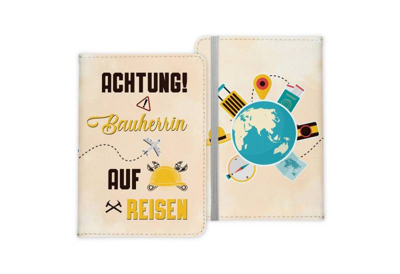 22Feels Dokumententasche Bauherrin Geschenk Frauen Reisepasshülle Reisen Pass Etui Wichteln, IN DEUTSCHLAND BEDRUCKT von 22Feels