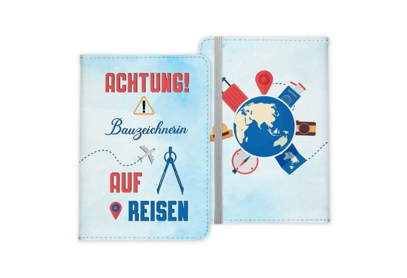22Feels Dokumententasche Bauzeichnerin Geschenk Frauen Reisepasshülle Reisen Pass Etui Wichteln, IN DEUTSCHLAND BEDRUCKT von 22Feels