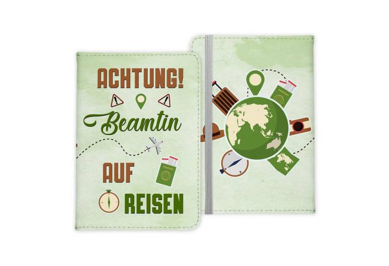 22Feels Dokumententasche Beamtin Geschenk Frauen Reisepasshülle Reisen Pass Etui Wichteln, IN DEUTSCHLAND BEDRUCKT von 22Feels