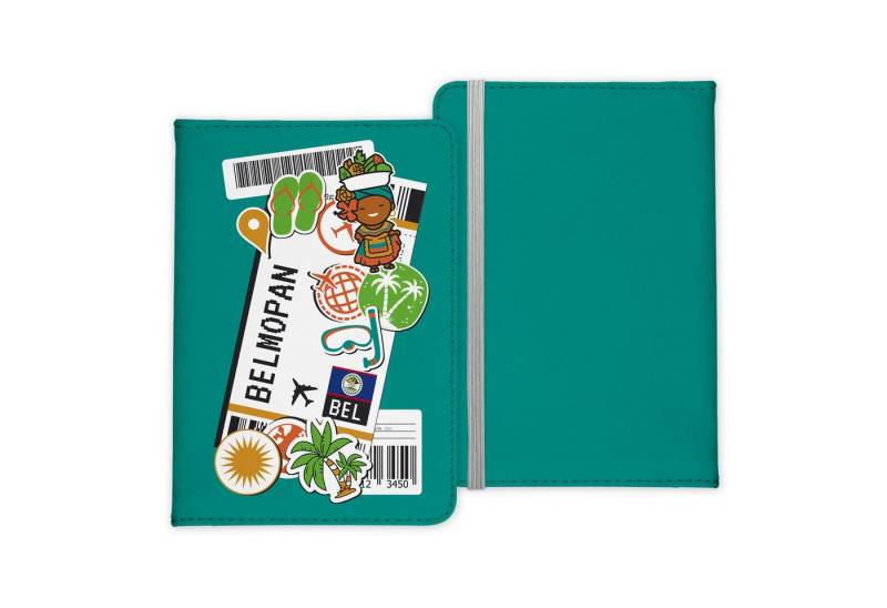 22Feels Dokumententasche Belmopan Souvenir Reisepasshülle Reisen Gadgets Etui Pass Organizer, IN DEUTSCHLAND BEDRUCKT von 22Feels