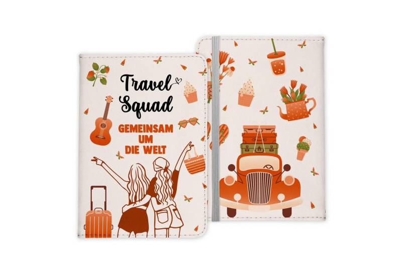 22Feels Dokumententasche Beste Freundin Geschenk Reisepasshülle Urlaub Reisen Accessoires Pass, IN DEUTSCHLAND BEDRUCKT von 22Feels