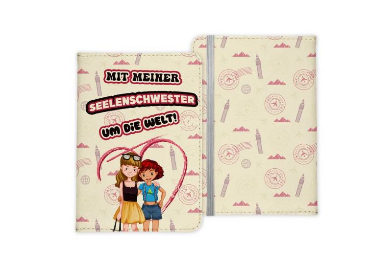 22Feels Dokumententasche Beste Freundin Geschenk Reisepasshülle Urlaub Reisen Accessoires Pass, IN DEUTSCHLAND BEDRUCKT von 22Feels