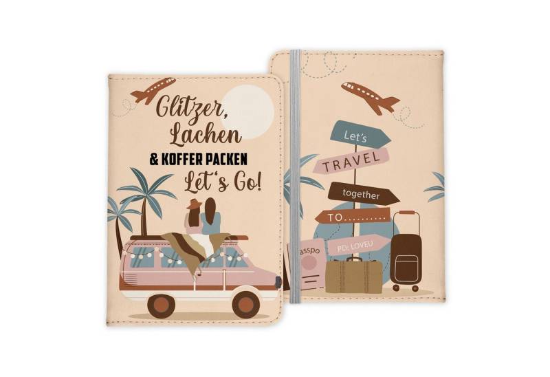 22Feels Dokumententasche Beste Freundin Geschenk Reisepasshülle Urlaub Reisen Accessoires Pass, IN DEUTSCHLAND BEDRUCKT von 22Feels