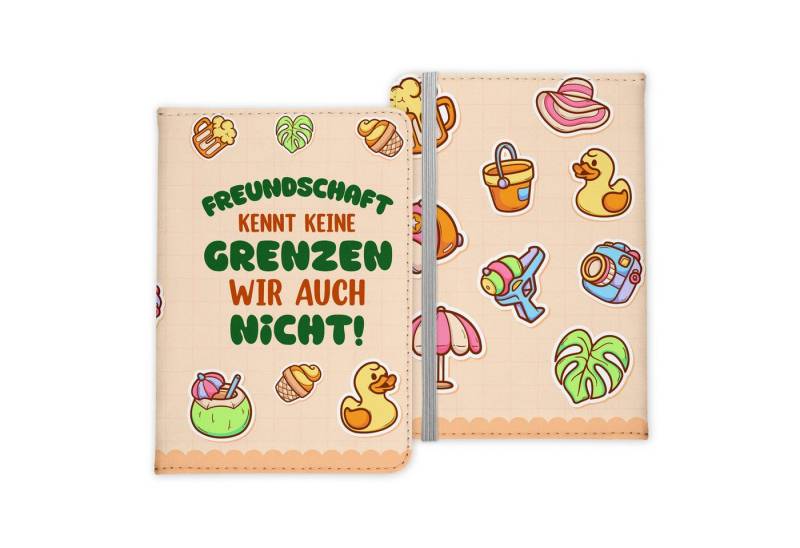 22Feels Dokumententasche Beste Freundin Geschenk Reisepasshülle Urlaub Reisen Accessoires Pass, IN DEUTSCHLAND BEDRUCKT von 22Feels