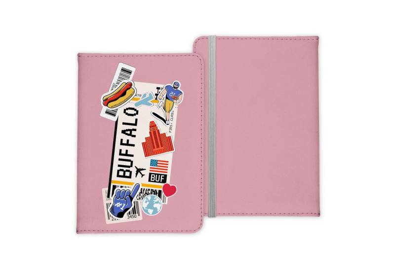 22Feels Dokumententasche Buffalo Souvenir Reisepasshülle Reisen Gadgets Etui Pass Organizer, IN DEUTSCHLAND BEDRUCKT von 22Feels