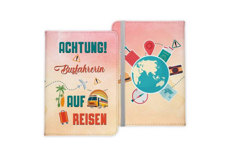 22Feels Dokumententasche Busfahrerin Geschenk Frauen Reisepasshülle Reisen Pass Etui Wichteln, IN DEUTSCHLAND BEDRUCKT von 22Feels