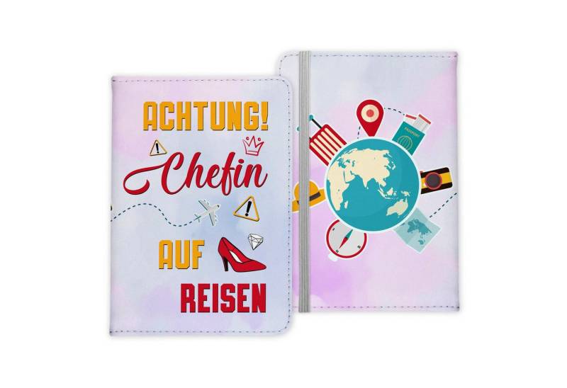 22Feels Dokumententasche Chefin Geschenk Frauen Reisepasshülle Reisen Pass Etui Wichteln Sommer, IN DEUTSCHLAND BEDRUCKT von 22Feels