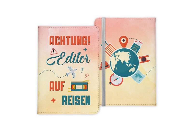 22Feels Dokumententasche Editor Geschenk Reisepasshülle Männer Reisen Pass Etui Wichteln Sommer, IN DEUTSCHLAND BEDRUCKT von 22Feels