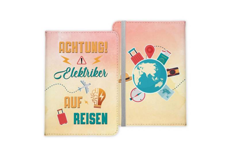 22Feels Dokumententasche Elektriker Geschenk Reisepasshülle Männer Reisen Pass Etui Wichteln, IN DEUTSCHLAND BEDRUCKT von 22Feels