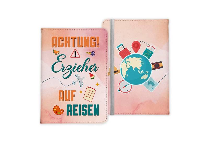 22Feels Dokumententasche Erzieher Geschenk Reisepasshülle Männer Reisen Pass Etui Wichteln, IN DEUTSCHLAND BEDRUCKT von 22Feels