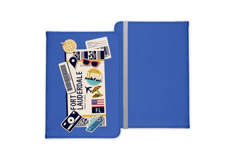 22Feels Dokumententasche Fort Lauderdale Souvenir Reisepasshülle Reisen Urlaub Etui Pass Cover, IN DEUTSCHLAND BEDRUCKT von 22Feels