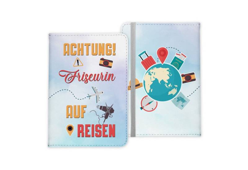 22Feels Dokumententasche Friseurin Geschenk Frauen Reisepasshülle Reisen Pass Etui Wichteln, IN DEUTSCHLAND BEDRUCKT von 22Feels