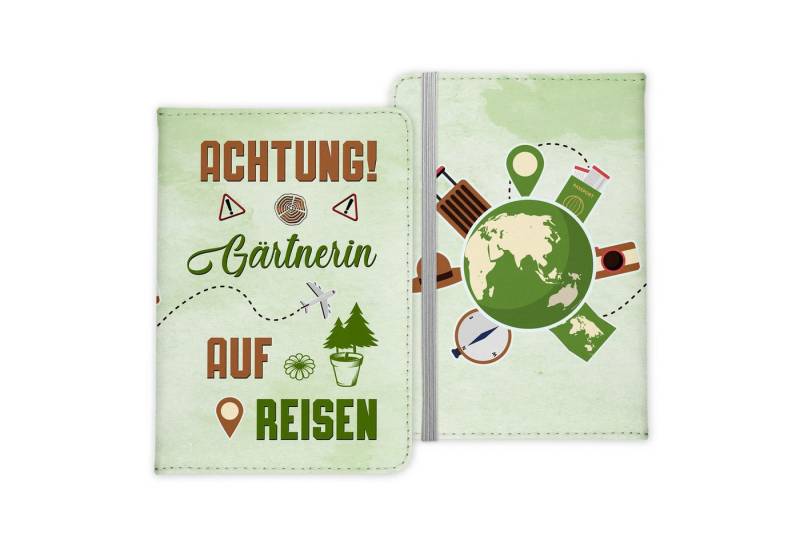 22Feels Dokumententasche Gärtnerin Geschenk Frauen Reisepasshülle Reisen Pass Etui Wichteln, IN DEUTSCHLAND BEDRUCKT von 22Feels
