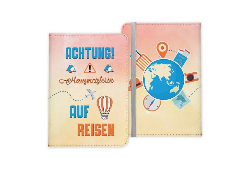 22Feels Dokumententasche Hausmeisterin Geschenk Frauen Reisepasshülle Reisen Pass Etui Wichteln, IN DEUTSCHLAND BEDRUCKT von 22Feels