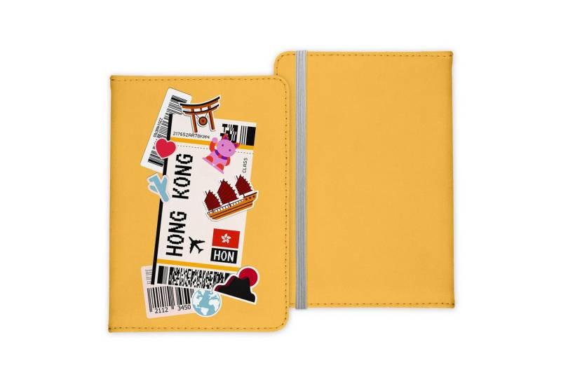 22Feels Dokumententasche Hongkong Souvenir Reisepasshülle Reisen Gadgets Etui Pass Organizer, IN DEUTSCHLAND BEDRUCKT von 22Feels
