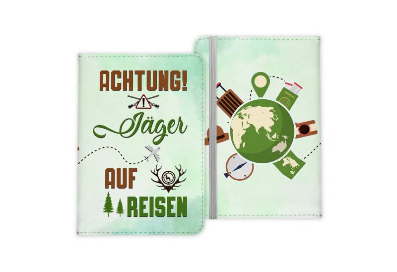 22Feels Dokumententasche Jäger Geschenk Reisepasshülle Männer Reisen Pass Etui Wichteln Sommer, IN DEUTSCHLAND BEDRUCKT von 22Feels