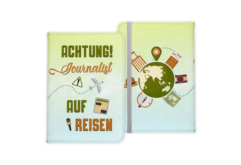22Feels Dokumententasche Journalist Geschenk Reisepasshülle Männer Reisen Pass Etui Wichteln, IN DEUTSCHLAND BEDRUCKT von 22Feels