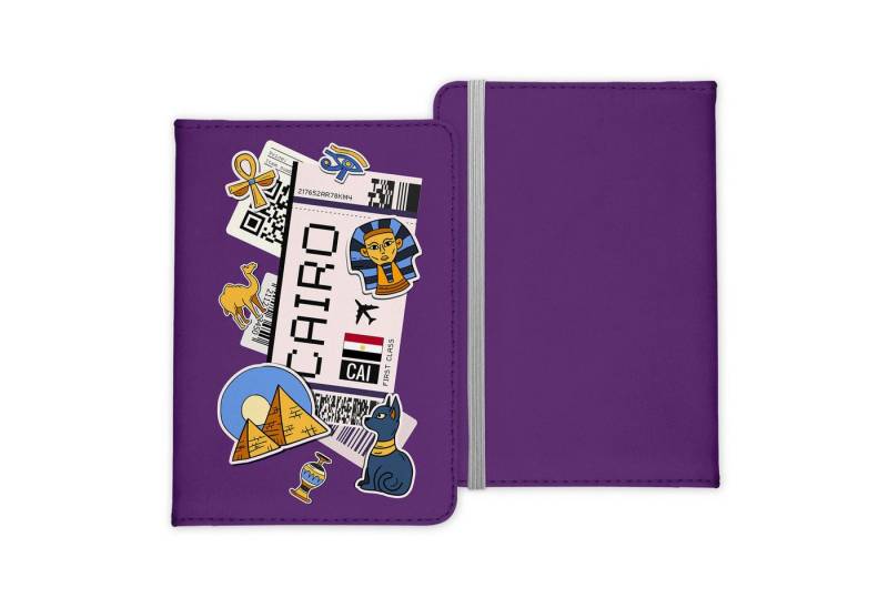 22Feels Dokumententasche Kairo Souvenir Reisepasshülle Reisen Gadgets Etui Cover Pass Organizer, IN DEUTSCHLAND BEDRUCKT von 22Feels