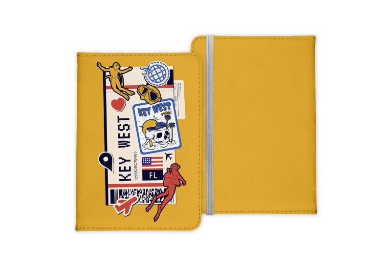 22Feels Dokumententasche Key West Souvenir Reisepasshülle Reisen Gadgets Etui Pass Organizer, IN DEUTSCHLAND BEDRUCKT von 22Feels