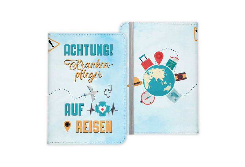 22Feels Dokumententasche Krankenpfleger Geschenk Reisepasshülle Männer Reisen Etui Wichteln, IN DEUTSCHLAND BEDRUCKT von 22Feels