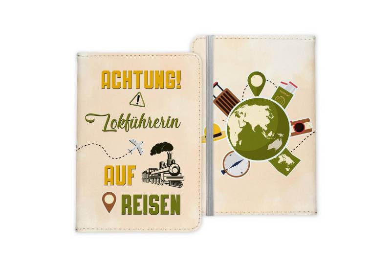 22Feels Dokumententasche Lokführerin Geschenk Frauen Reisepasshülle Reisen Pass Etui Wichteln, IN DEUTSCHLAND BEDRUCKT von 22Feels