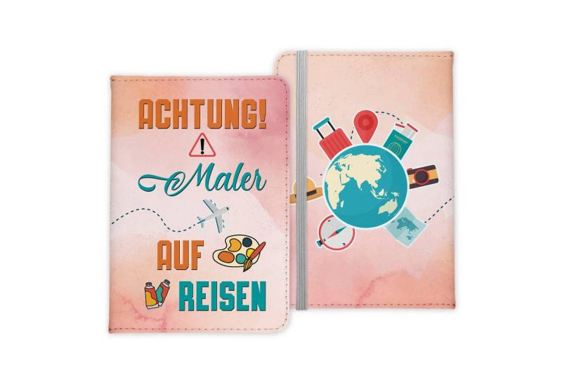 22Feels Dokumententasche Maler Geschenk Reisepasshülle Männer Reisen Pass Etui Wichteln Sommer, IN DEUTSCHLAND BEDRUCKT von 22Feels