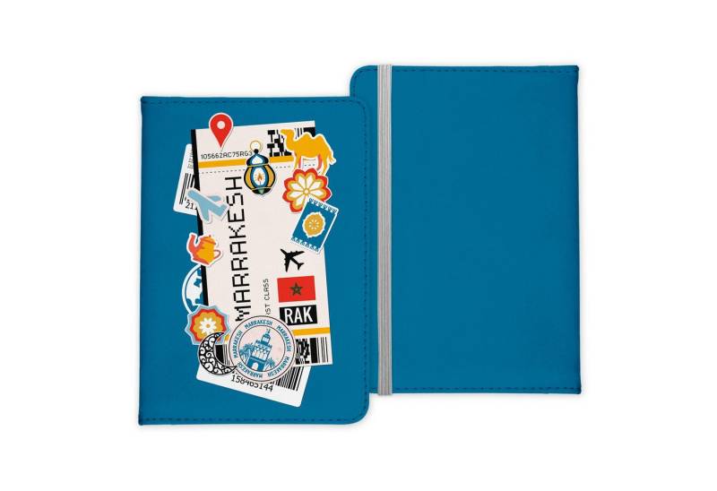 22Feels Dokumententasche Marrakesch Souvenir Reisepasshülle Reisen Gadgets Etui Pass Organizer, IN DEUTSCHLAND BEDRUCKT von 22Feels