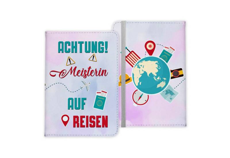 22Feels Dokumententasche Meisterin Geschenk Frauen Reisepasshülle Reisen Pass Etui Wichteln, IN DEUTSCHLAND BEDRUCKT von 22Feels