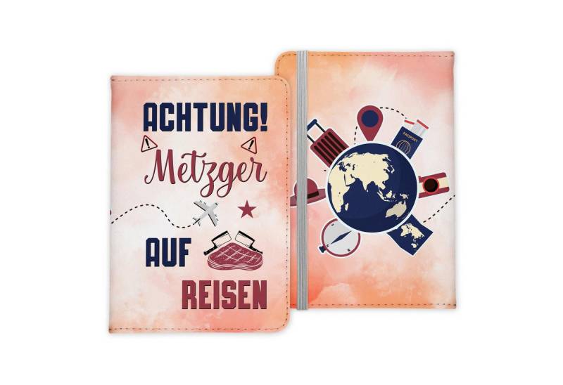 22Feels Dokumententasche Metzger Geschenk Reisepasshülle Männer Reisen Pass Etui Wichteln, IN DEUTSCHLAND BEDRUCKT von 22Feels