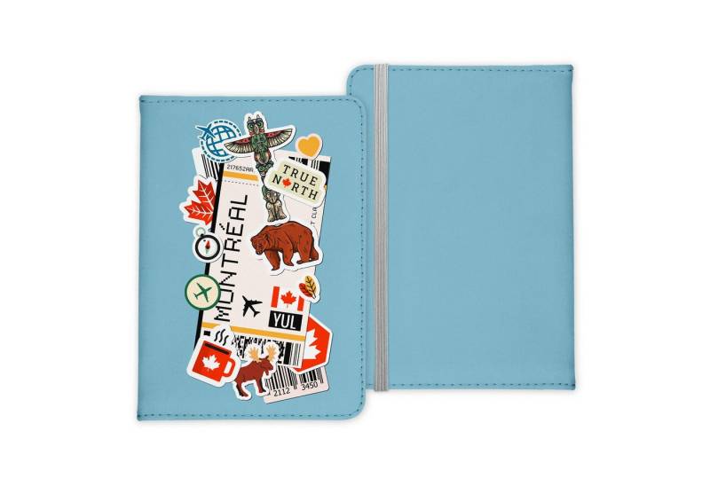 22Feels Dokumententasche Montreal Souvenir Reisepasshülle Reisen Gadgets Etui Pass Organizer, IN DEUTSCHLAND BEDRUCKT von 22Feels