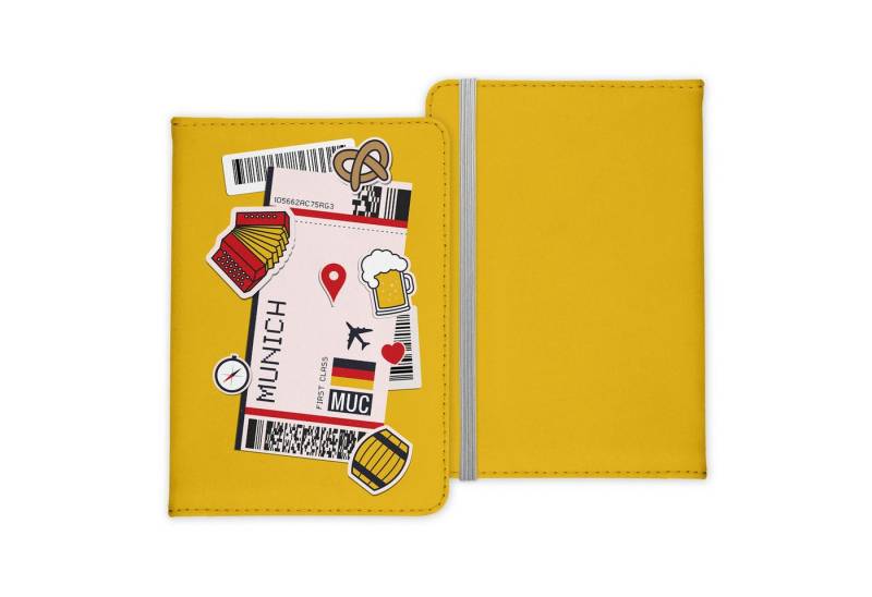 22Feels Dokumententasche München Souvenir Reisepasshülle Reisen Gadgets Etui Pass Organizer, IN DEUTSCHLAND BEDRUCKT von 22Feels
