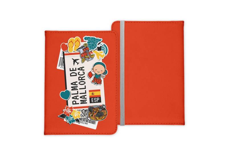 22Feels Dokumententasche Palma de Mallorca Souvenir Reisepasshülle Reisen Gadgets Etui Pass, IN DEUTSCHLAND BEDRUCKT von 22Feels
