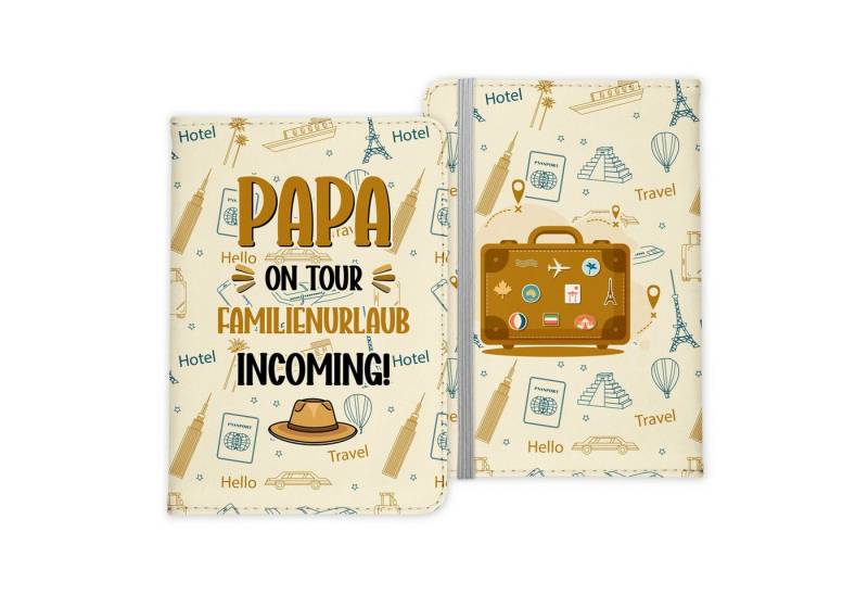 22Feels Dokumententasche Papa Geschenk Reisepasshülle Urlaub Reisen Accessoires Pass Cover Etui, IN DEUTSCHLAND BEDRUCKT von 22Feels