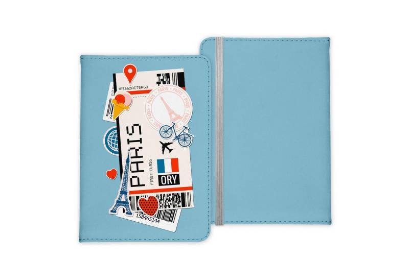 22Feels Dokumententasche Paris Souvenir Reisepasshülle Reisen Gadgets Etui Cover Pass Organizer, IN DEUTSCHLAND BEDRUCKT von 22Feels