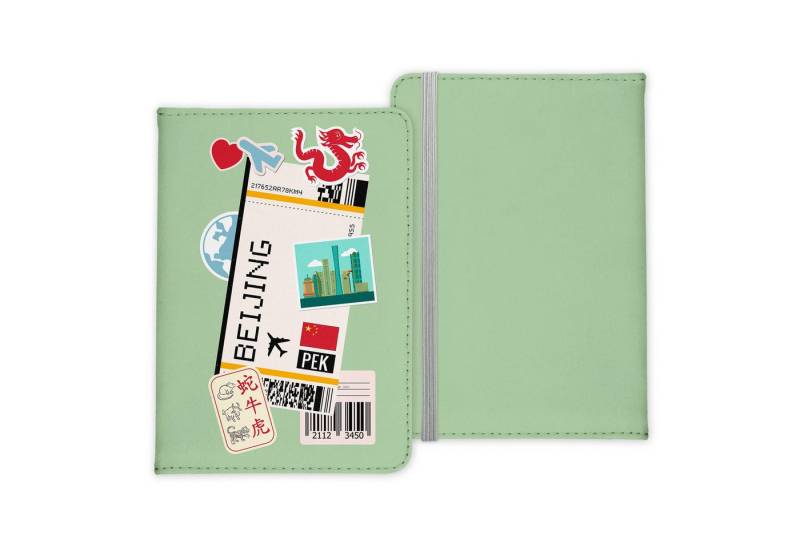 22Feels Dokumententasche Peking Souvenir Reisepasshülle Reisen Gadgets Etui Pass Organizer, IN DEUTSCHLAND BEDRUCKT von 22Feels