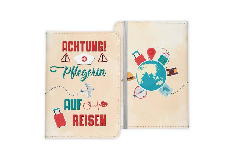 22Feels Dokumententasche Pflegerin Geschenk Frauen Reisepasshülle Reisen Pass Etui Wichteln, IN DEUTSCHLAND BEDRUCKT von 22Feels