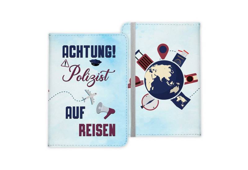 22Feels Dokumententasche Polizist Geschenk Reisepasshülle Männer Reisen Pass Etui Wichteln, IN DEUTSCHLAND BEDRUCKT von 22Feels