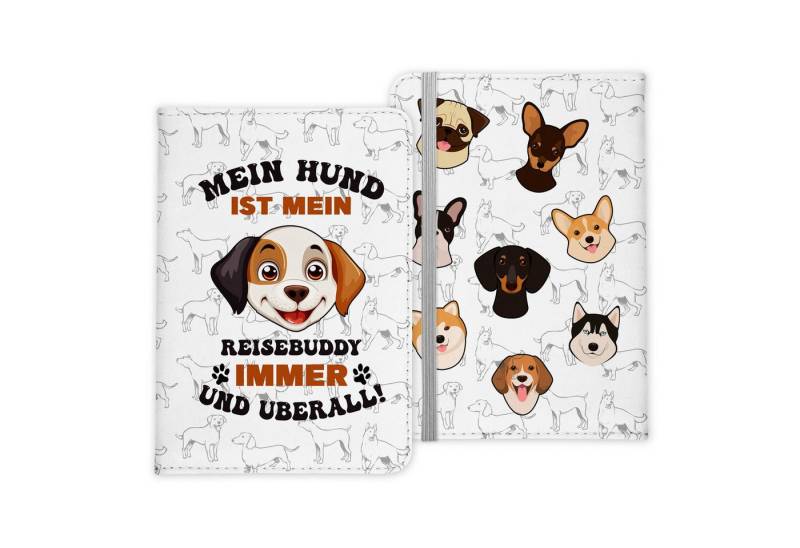 22Feels Dokumententasche Reisen mit Hund Reisepasshülle Frauen Geschenk Sommer Urlaub Pass, IN DEUTSCHLAND BEDRUCKT von 22Feels