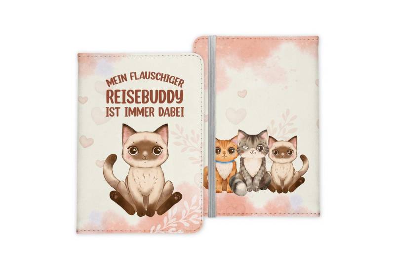 22Feels Dokumententasche Reisen mit Katze Reisepasshülle Frauen Geschenk Sommer Urlaub Pass, IN DEUTSCHLAND BEDRUCKT von 22Feels