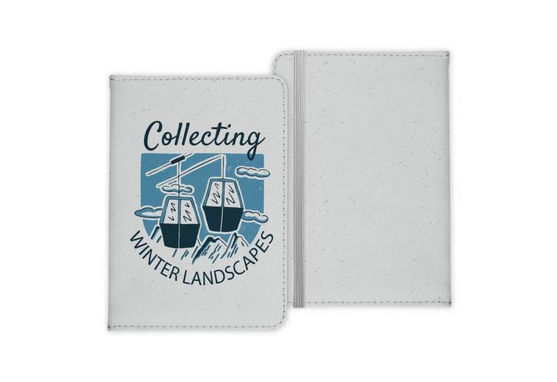 22Feels Dokumententasche Reisepasshülle Cover Reisen Collecting Winter Skiurlaub Urlaub Pass, IN DEUTSCHLAND BEDRUCKT von 22Feels