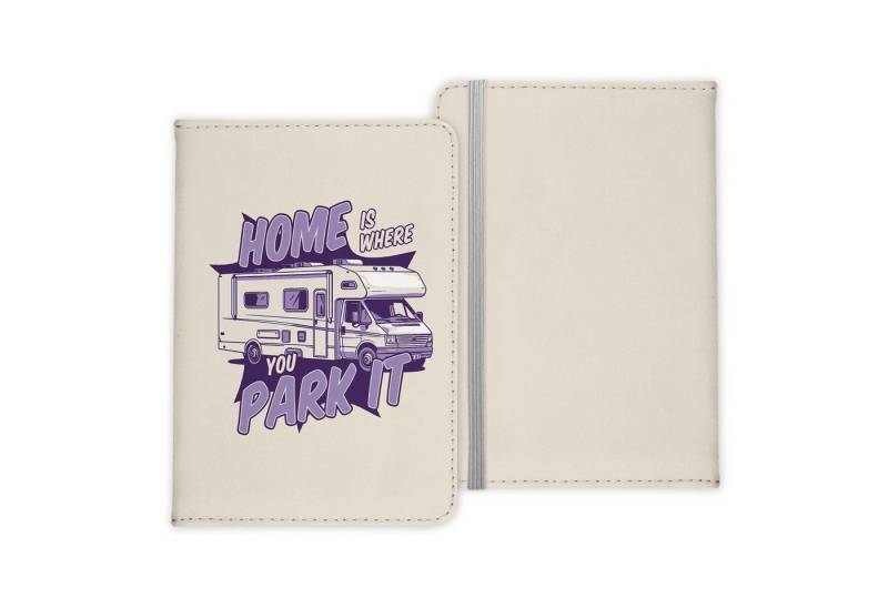 22Feels Dokumententasche Reisepasshülle Cover Reisen Home Is Where I Park Camping Urlaub Etui, IN DEUTSCHLAND BEDRUCKT von 22Feels