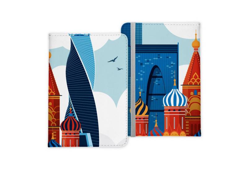 22Feels Dokumententasche Reisepasshülle Cover Reisen Moskau Russland Urlaub Etui Gadgets, IN DEUTSCHLAND BEDRUCKT von 22Feels