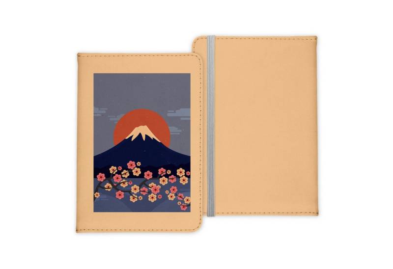 22Feels Dokumententasche Reisepasshülle Cover Reisen Mount Fuji Japan Vulkan Urlaub Etui Cover, IN DEUTSCHLAND BEDRUCKT von 22Feels