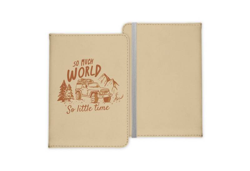 22Feels Dokumententasche Reisepasshülle Cover Reisen So Much World So Little Camping Urlaub, IN DEUTSCHLAND BEDRUCKT von 22Feels