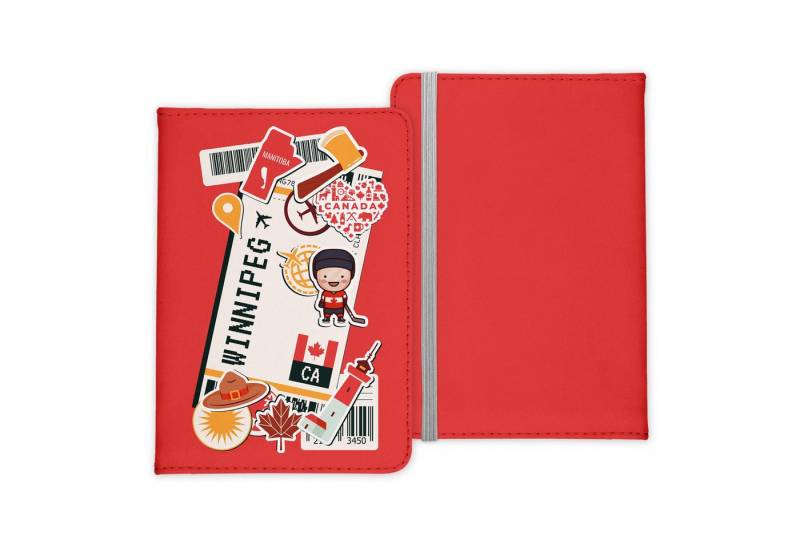 22Feels Dokumententasche Reisepasshülle Cover Reisen Winnipeg Kanada Nordamerika Urlaub Cover, IN DEUTSCHLAND BEDRUCKT von 22Feels