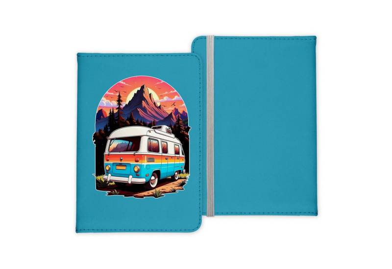 22Feels Dokumententasche Reisepasshülle Organizer Reisen Camper Camping Urlaub Etui Kunst-Leder, IN DEUTSCHLAND BEDRUCKT von 22Feels