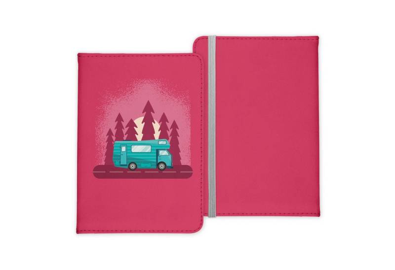 22Feels Dokumententasche Reisepasshülle Organizer Reisen Camper Camping Urlaub Etui Kunst-Leder, IN DEUTSCHLAND BEDRUCKT von 22Feels