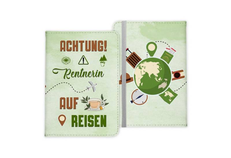 22Feels Dokumententasche Rentnerin Geschenk Frauen Reisepasshülle Reisen Pass Etui Wichteln, IN DEUTSCHLAND BEDRUCKT von 22Feels